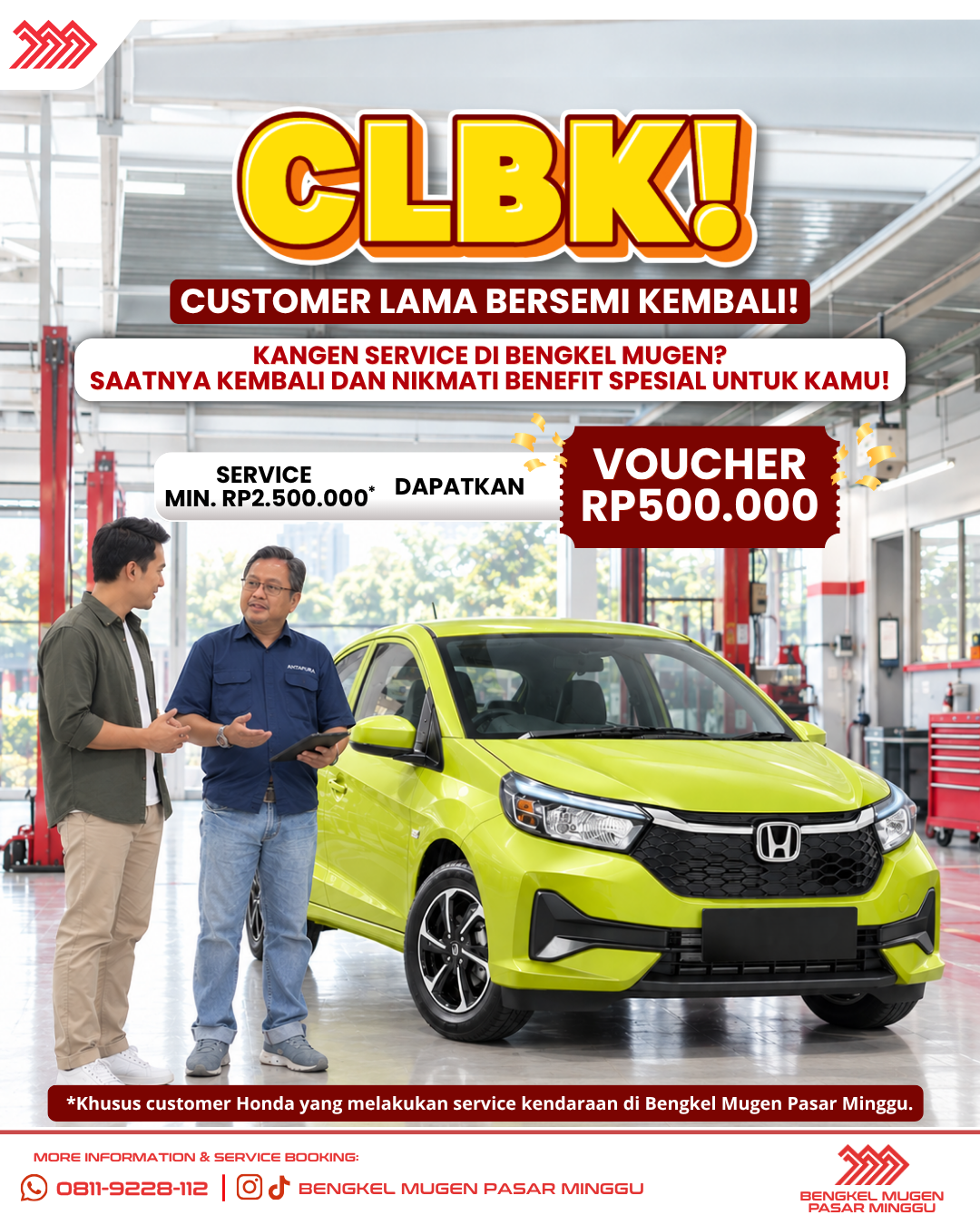 CLBK! CUSTOMER LAMA BERSEMI KEMBALI! 🚗❤️✨